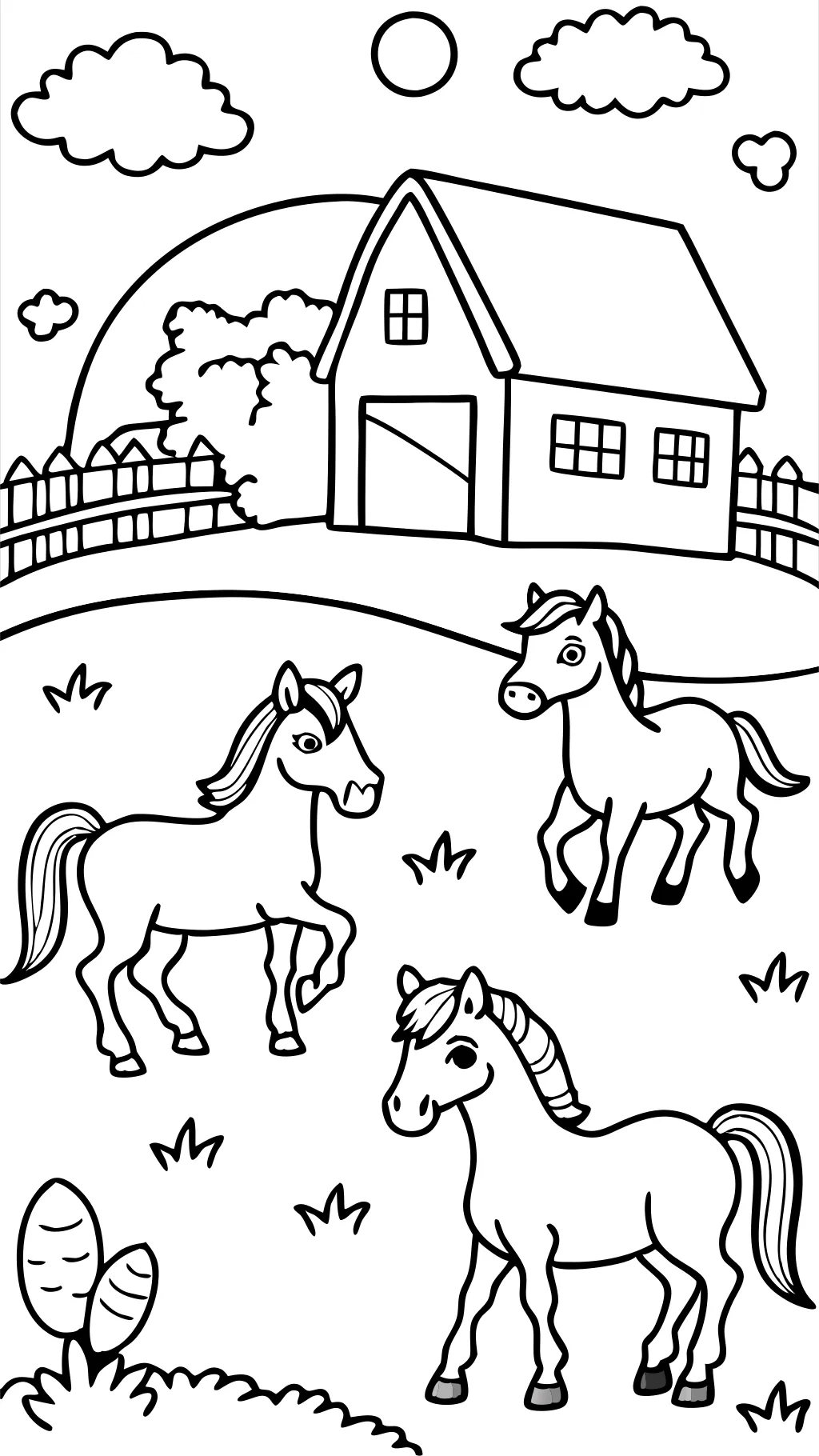 coloriages de Colts